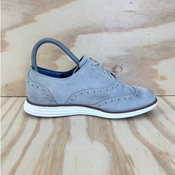 Cole Haan - Original Grand Os Wingtip - Sneakers - Gray - Women's - 6 B - W01578 - Picture 5 of 9